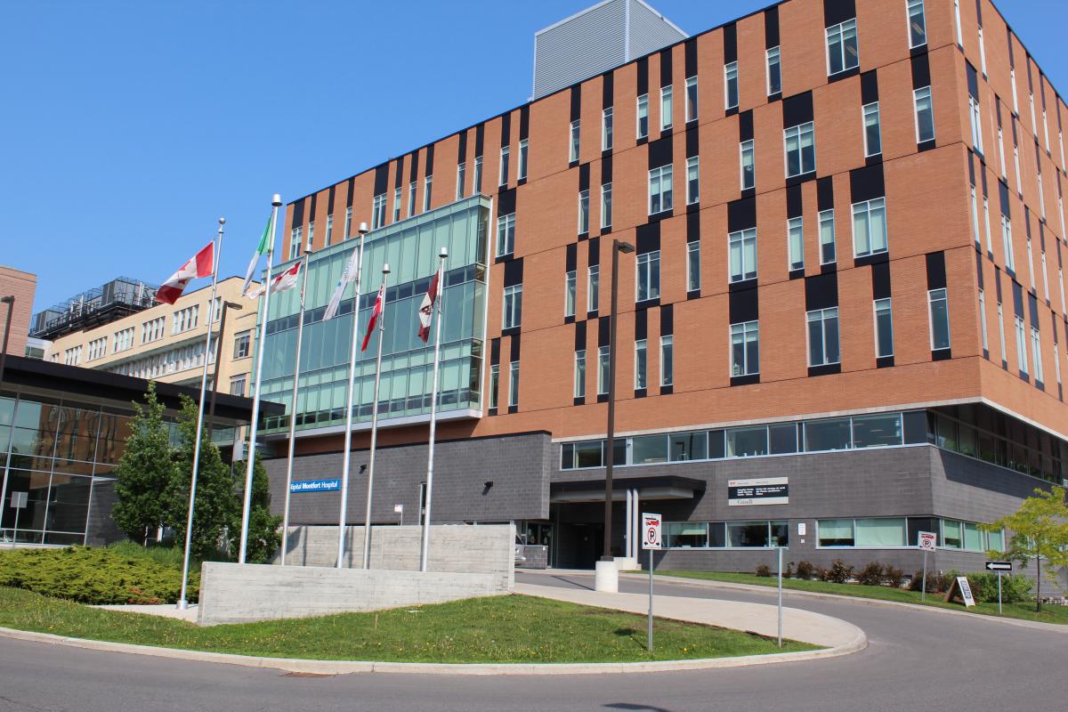 Extérieur de l'édifice Hôpital Montfort