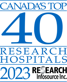 Canada's Top 40 Research Hospitals Logo 2023