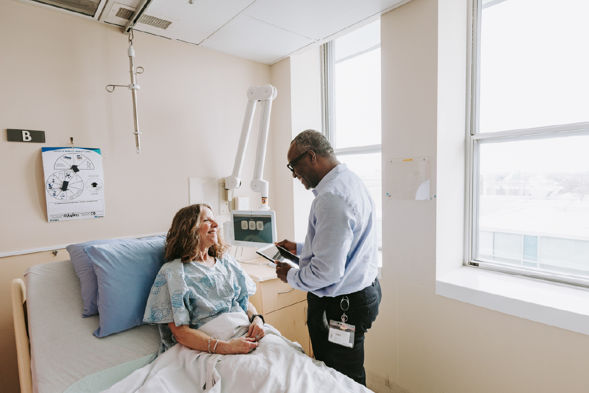 Chambre d'une patiente