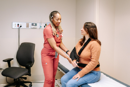 Personnes en orthopedie